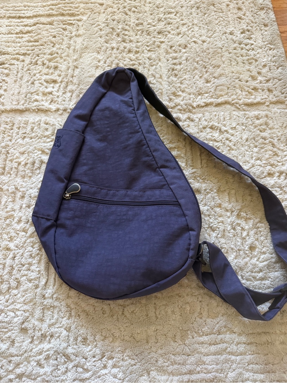 Ameribag purple healthy backpack sling bag